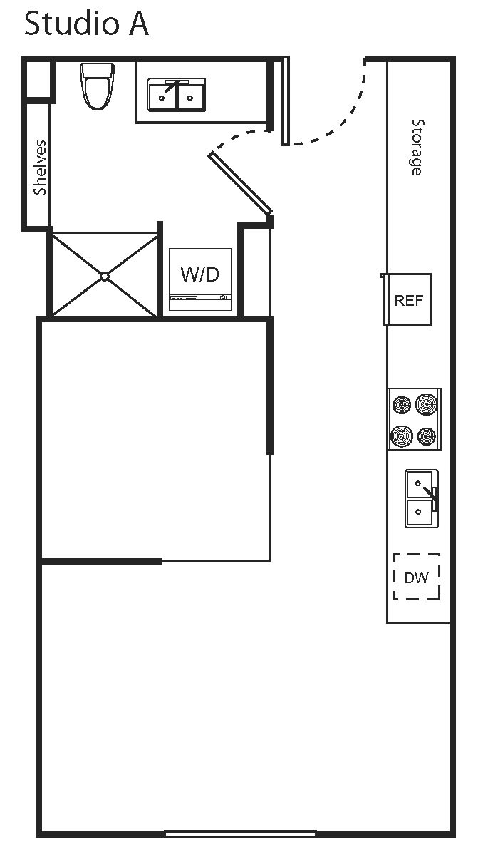 Urban One Bedroom A Urban 1 Bedroom, 1 Bath A